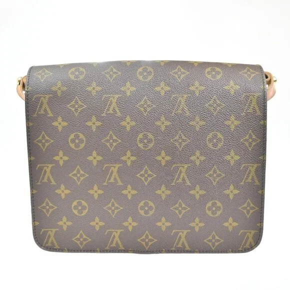 LOUIS VUITTON Cartouchiere GM Shoulder Bag Monogram Leather Brown M51252 39KC446 - Picture 4 of 16